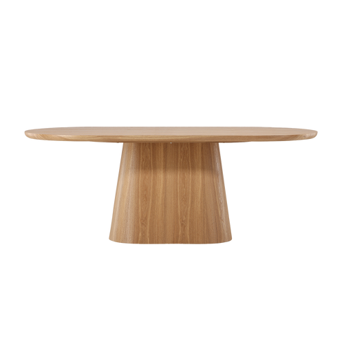 Nest living Cody Houten Ovale Eettafel Naturel - 200 x 76 cm - vtwonen shop