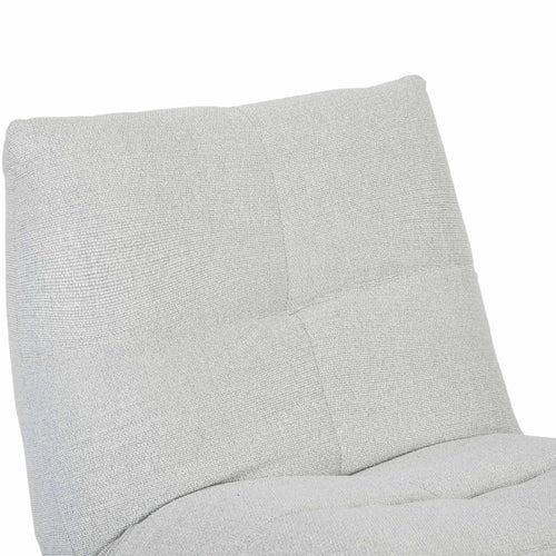 StarFurn Fauteuil Lazy - Lichtgrijs Stof - Draaibaar & Relaxfunctie