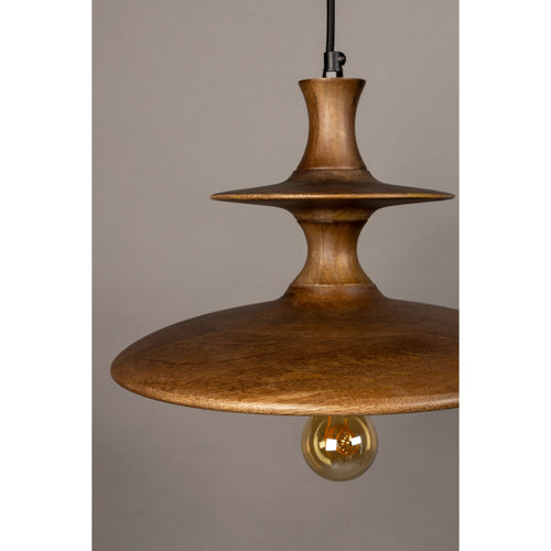 Dutchbone Cath Hanglamp 34 cm (S) Hout Bruin - vtwonen shop