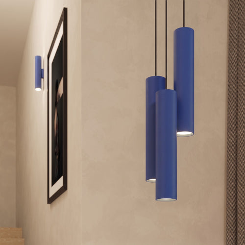 Sollux Lighting Wandlamp LAGOS 2 ultramarijn - 6x8x30cm