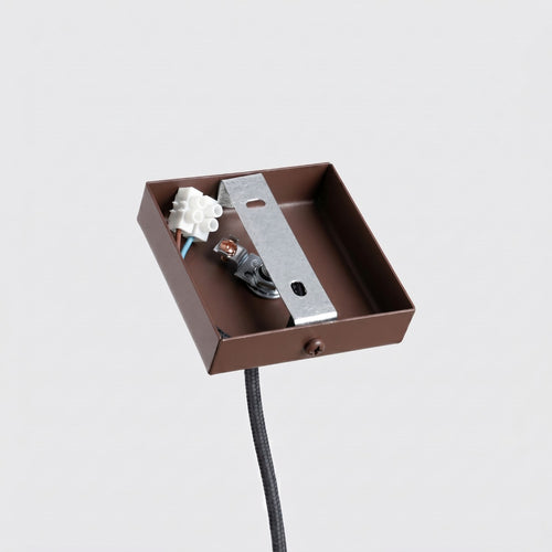 Sollux Lighting Hanglamp KARBON 1 bruin - 8x8x118cm