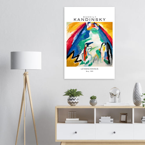Artfulprints  Wassily Kandinsky - Berg   poster 70x100 cm - vtwonen shop
