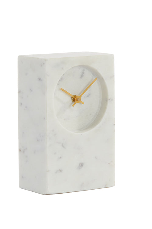 Light & Living klok DESTINA - 13x8x20cm - wit - vtwonen shop