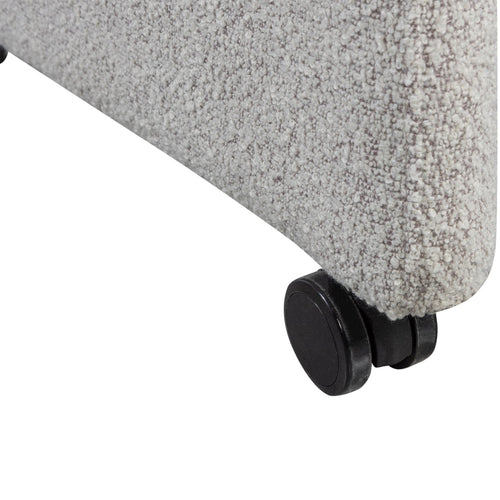 WOOOD eetkamerstoelen Lyric - Bouclé - Greige - Set van 6 - vtwonen shop