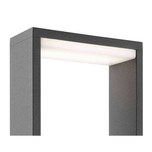 Faro Alp - LED Outdoor Tuinpaal Kort Donkergrijs IP54