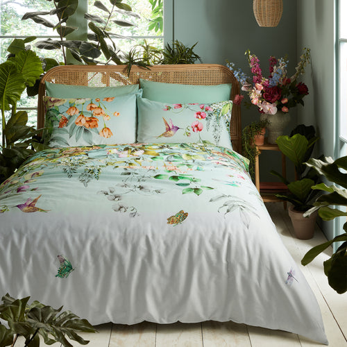 Graham & Brown Dekbedovertrek lits-jumeaux incl. 2 kussenslopen Ethereal Flora 230cm x 220cm - vtwonen shop