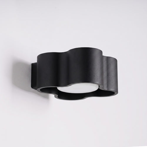 Sollux Lighting Wandlamp OVIO zwart Gx53 - 12x14,5x6cm