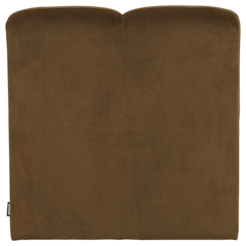 WOOOD eetbank 84 cm met rugleuning Mojo - Velvet - Honinggeel - 83x84x73