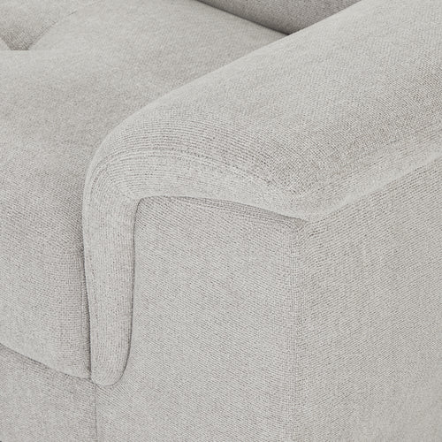 Furnhouse chaise longue bank rechts Betis - Grijs - Stof - 95x290x90