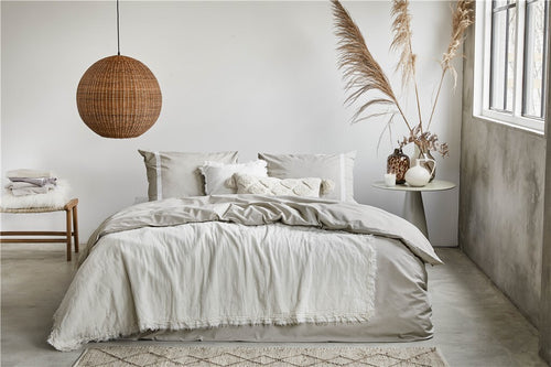 Walra - Dekbedovertrek Timeless Chic - 200x220 cm - Zand