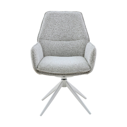 Starfurn eetkamerstoel Hera - grijs - 63x63x83cm - Set van 2
