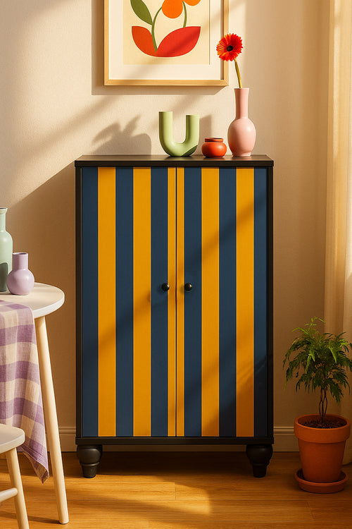 Dressoir met 2 deuren van gemelamineerd MDF en soft-close MARCUS