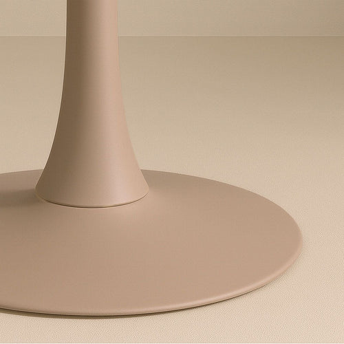 Nest living Amy Houten Eettafel Beige - Ø100 cm