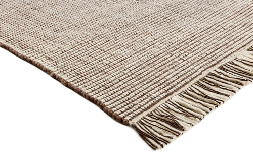 Vloerkleed MOMO Rugs Nordic Flair Brown white 80x250 cm