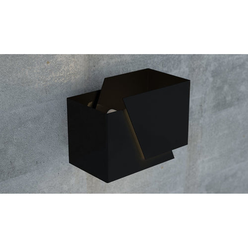 Emibig wandlamp Frost - 1 lichts - 15  x 13   cm - zwart - vtwonen shop