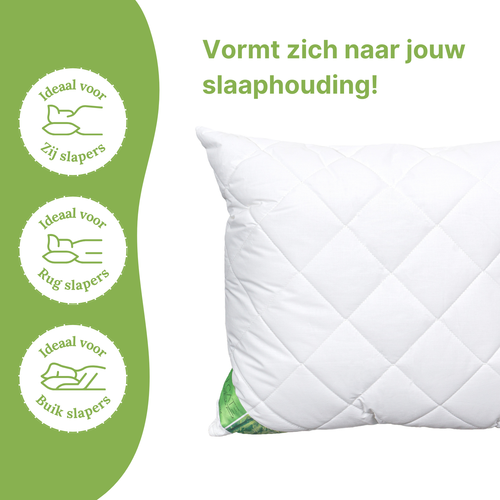 Ten Cate hoofdkussen - bamboe - 60x70 - vtwonen shop