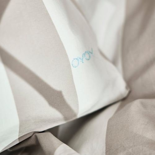 OYOY Dekbedovertrek Shima 140 x 200 cm – Beige katoen