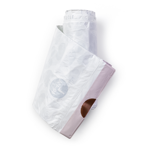 Brabantia PerfectFit afvalzak, code L, 40-45 liter, 120 stuks, set van 6 rollen - White