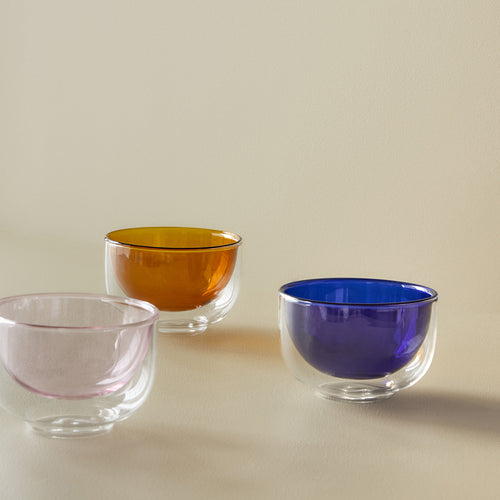 Hübsch glazen kom Kiosk - glas - ø13xh9cm