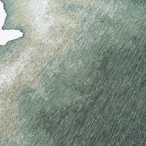 Louis De Poortere binnen & buiten machinewasbaar vloerkleed Meditation Lagoon van 70% gerecycled PET - groen - 290x290cm