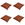 Madison sierkussen Best deal - rood - 60x60x10cm - set van 4