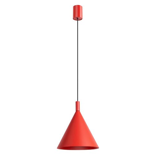 Sollux Lighting Hanglamp NOX 25 rood - 24,5x24,5x140cm