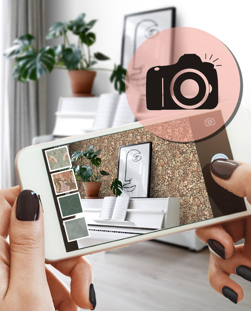 ESTAhome behang veldbloemen bruin en roze - 50 x 900 cm - 131351 - vtwonen shop