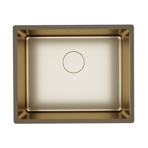 LOMAZOO Spoelbak Keuken Supreme - 50 x 40 cm - Goud - RVS