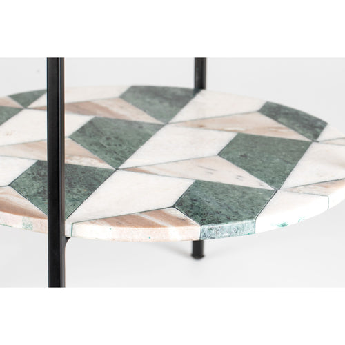 Bold Monkey Another Marble bijzettafel Marmer - Goud - vtwonen shop