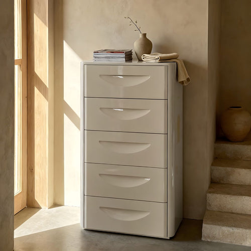 DÉJA Living Ladekast Setra - Glossy Crème - 60x41x105cm - vtwonen shop