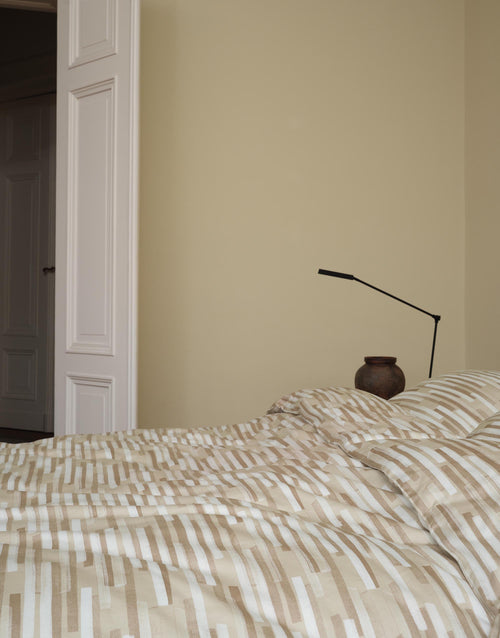 Marc O'Polo Svali dekbedovertrek - Tweepersoons – 200x200/220 cm - Oatmeal