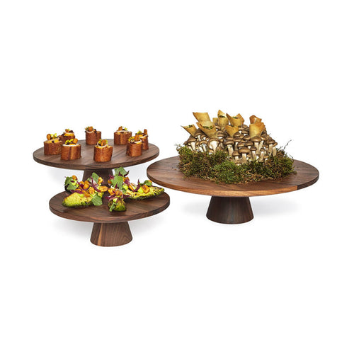 Dutchdeluxes Voedselstandaard, groot - Gewaxt walnoot - vtwonen shop