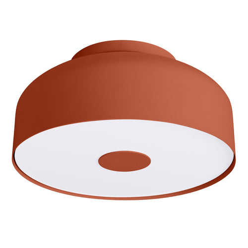 Sollux Lighting Plafondlamp OMIQ rood oker - 30x30x15cm