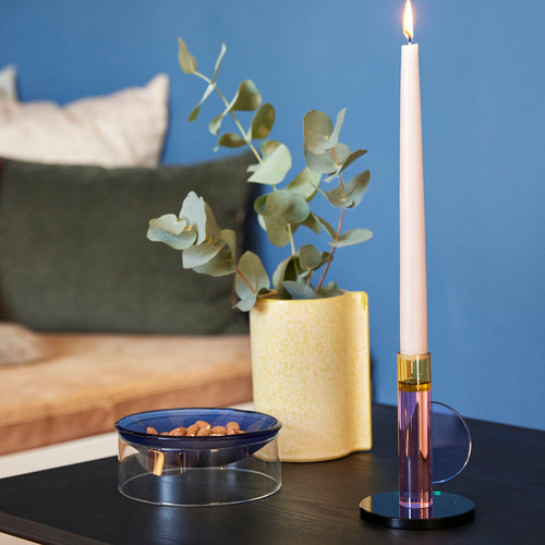 Hübsch kom Flow - glas - ø16xh7cm