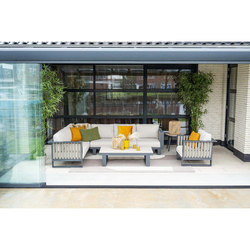 Garden Impressions loungeset Gabon taupe - 5-delig