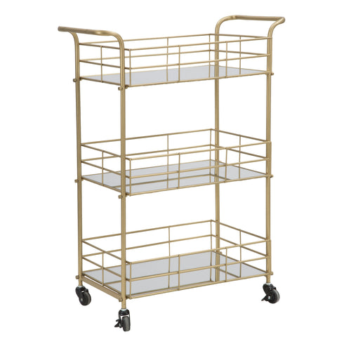 Mauro Ferretti trolley - 60x30,5x80 cm - goud