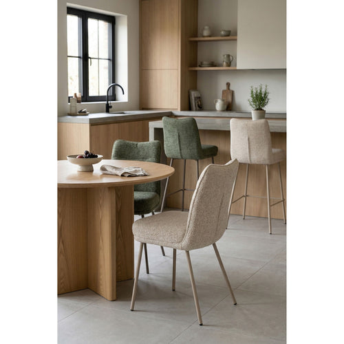 Housecraft Living Jacques Eetkamerstoelen Groen - Set van 2