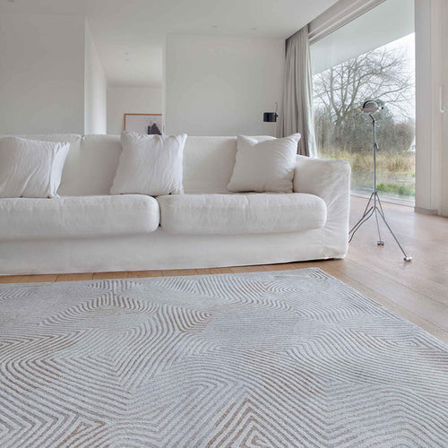Louis De Poortere vloerkleed Oyster White - grijs - 200x280cm - vtwonen shop