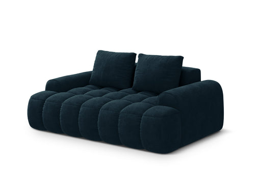 Cosmopolitan Design Bank Linz 2-zits, flueel diepe olie - 100x175x84cm
