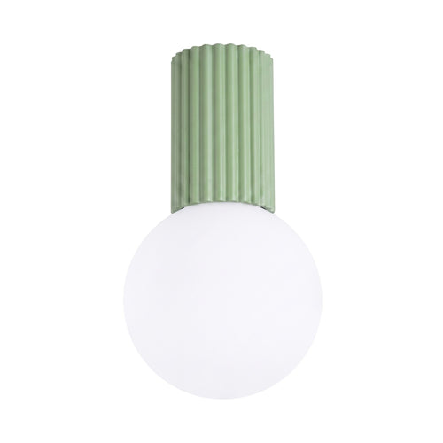 Sollux Lighting Plafondlamp HALO salie IP44 - 12x12x21cm