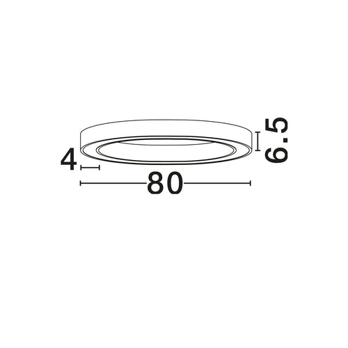 Nova Luce STING Geïntegreerde LED-plafondlamp, halfverzonken, zandkleurig zwart, Triac dimbaar, 50W, 2968lm, 3000K