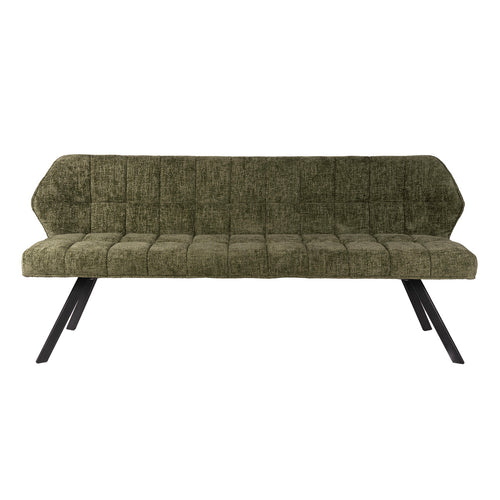 Giga Living Eetkamerbank Raster - Groen - 180x60x80cm