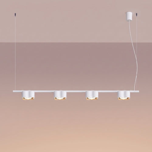 Sollux Lighting Kroonluchter OVIO 4 wit Gx53 - 122x12x208cm