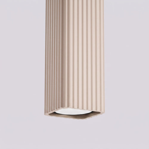 Sollux Lighting Hanglamp RAYO 1 taupe - 8x8x118cm