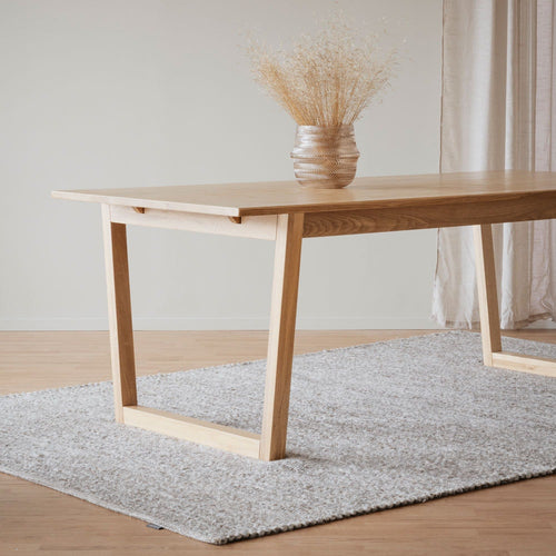 Rowico Home Colonsay verlengbare houten eettafel naturel - 215 x 96 cm - vtwonen shop