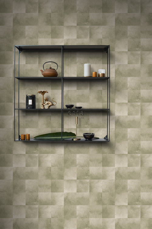 ESTAhome behang dierenhuid warm beige - 53 cm x 10.05 m - 139181