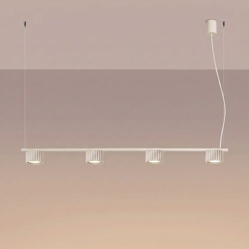 Sollux Lighting Kroonluchter AURA 4 beige Gx53 - 122x10x208cm