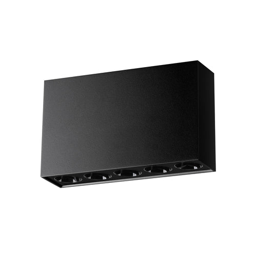 Sollux Lighting Plafondlamp SOLE zwart LED - 13,7x3,5x8,3cm