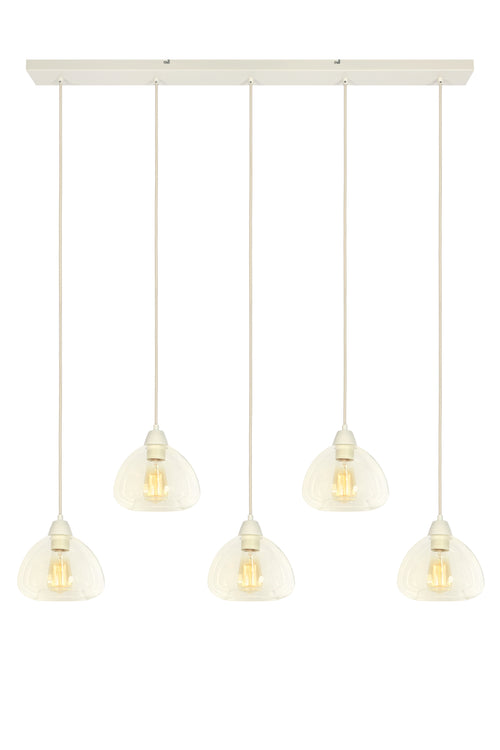 Light & Living hanglamp BISHO - wit - 104x19x14cm - vtwonen shop