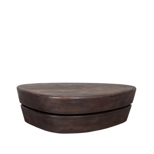 LABEL51 Salontafel Javi - Donkerbruin Mangohout - 110x80x32cm